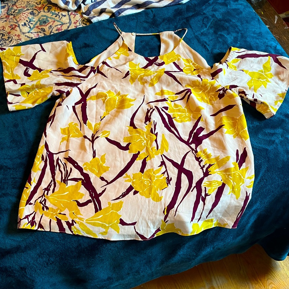 100% silk top from Whistles size 6
